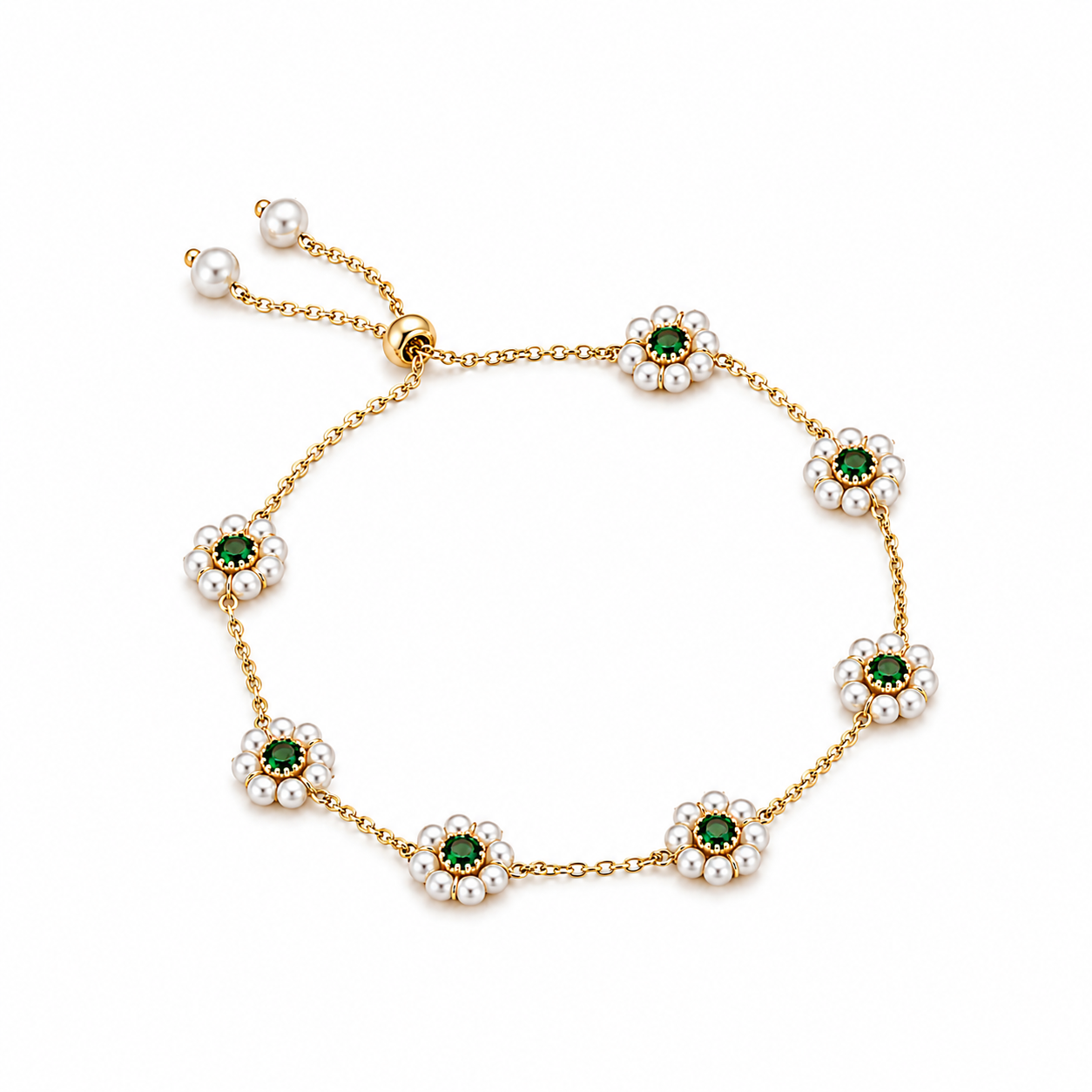 Pearl Flower Bracelet