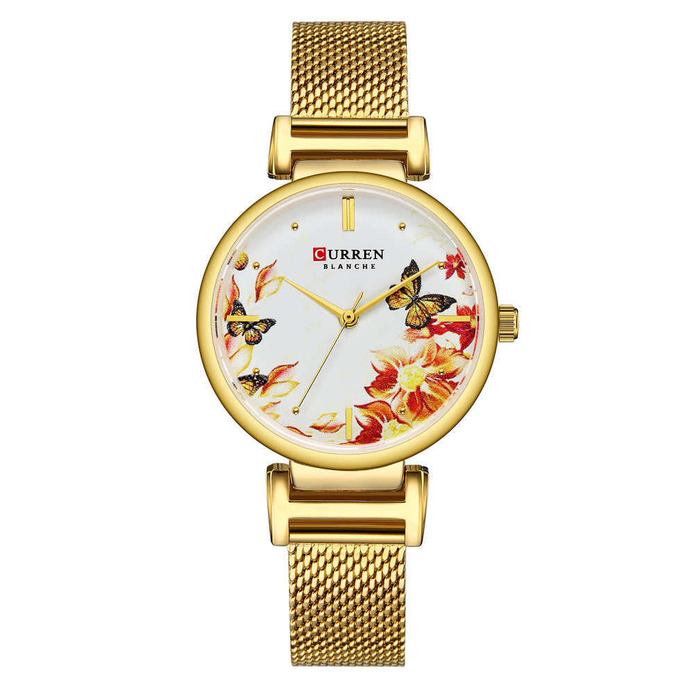 Elegant Mesh Watch