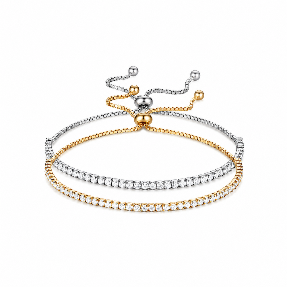 925 Sterling Silver Adjustable Bracelet