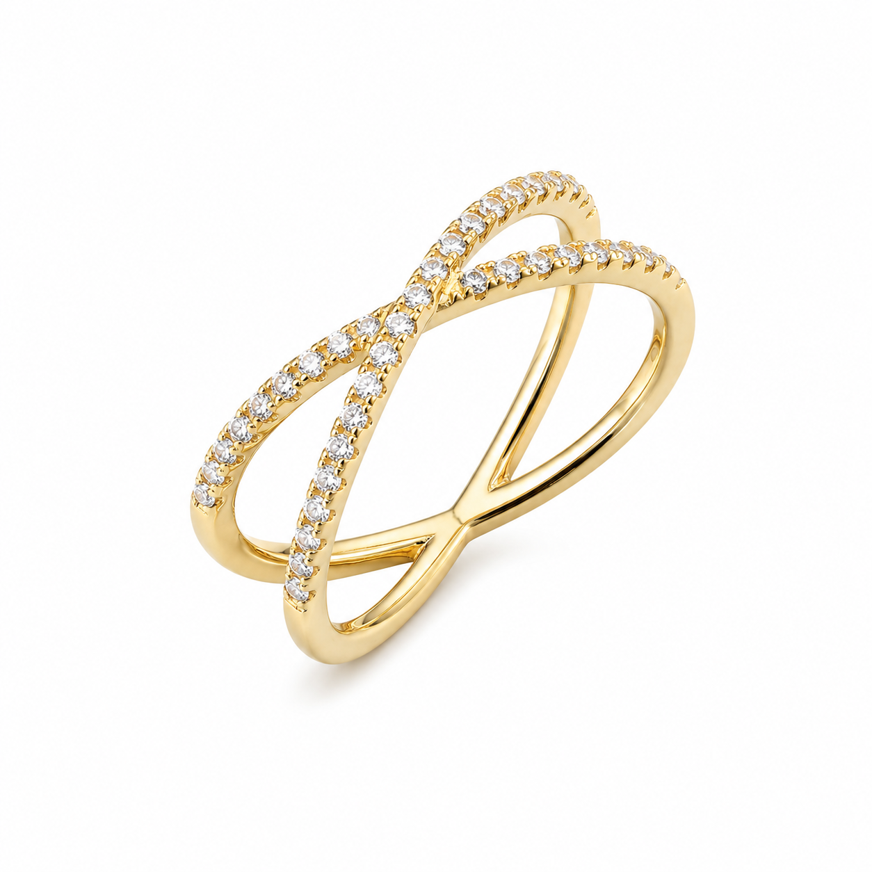 Cross Gold Ring