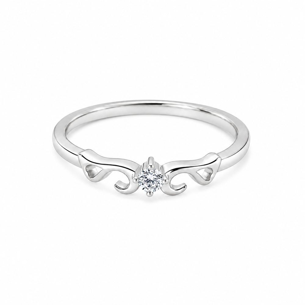 925 Sterling Silver Adjustable Couple Rings